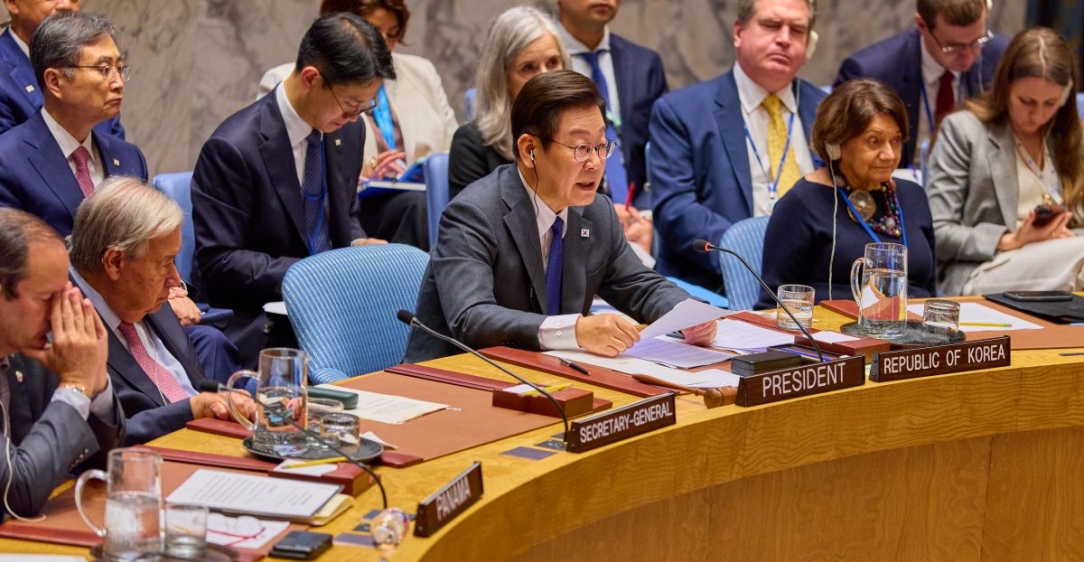 이재명 대통령, 안보리 공개 토의 국별 발언                                                  